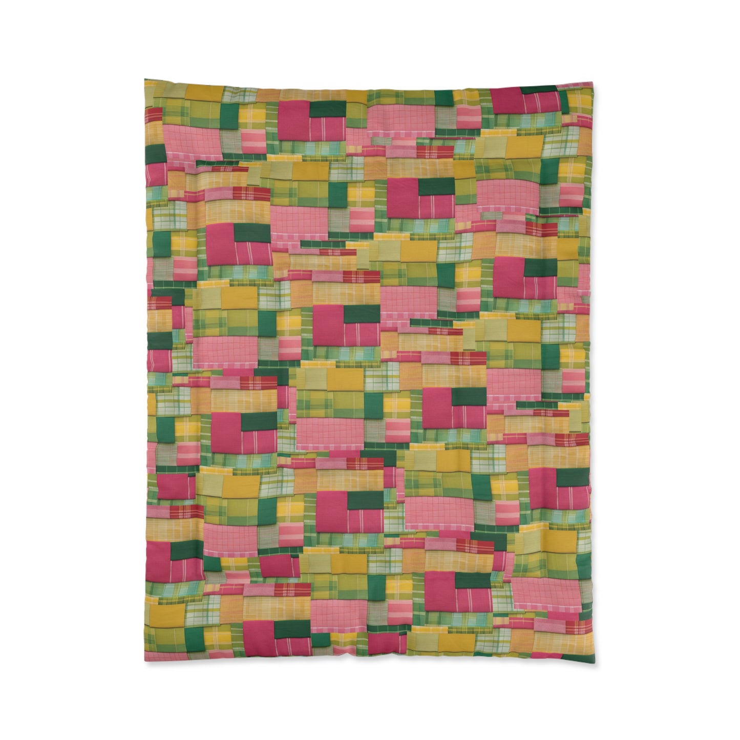 Vibrant Patchwork Comforter - Cozy Home Decor for Year-Round Style