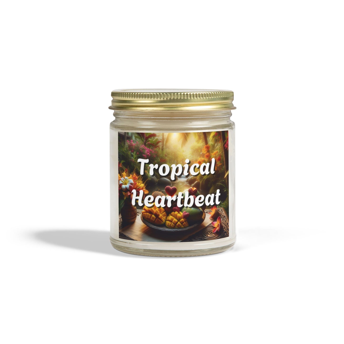 Mango Coconut Candles, Coconut Apricot Wax Tropical Scented Candle, Home Fragrance Decor, Aromatherapy Gift,