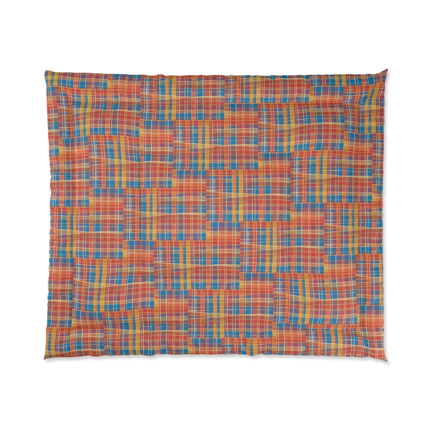 Vibrant Plaid Comforter for Cozy Bedrooms