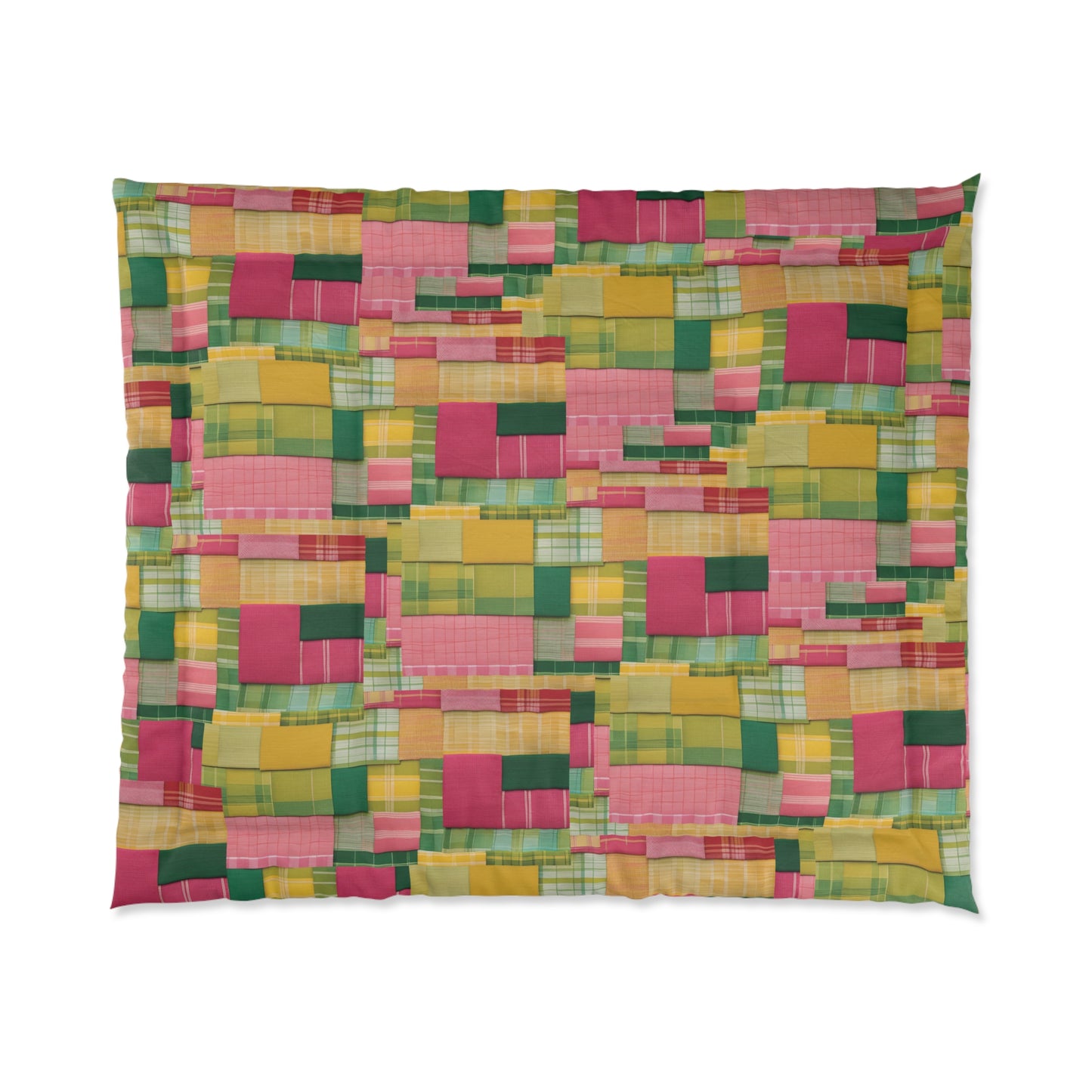 Vibrant Patchwork Comforter - Cozy Home Decor for Year-Round Style