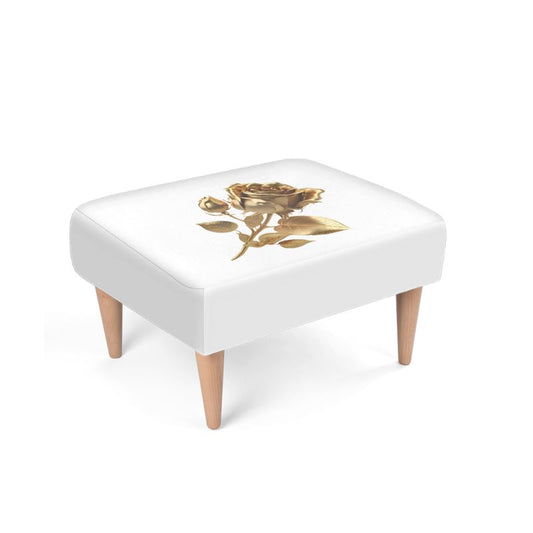 Golden Rose Footstool