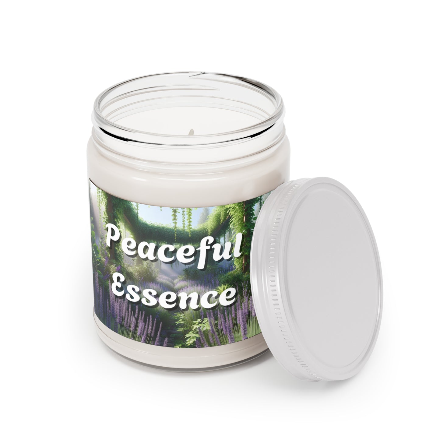 Peaceful Essence Scented Candles, 9oz - Relaxing Home Fragrance Candle, Aromatherapy Gift for Mom, Yoga Meditation Decor,