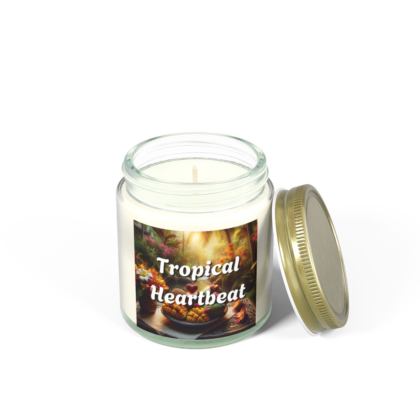 Mango Coconut Candles, Coconut Apricot Wax Tropical Scented Candle, Home Fragrance Decor, Aromatherapy Gift,