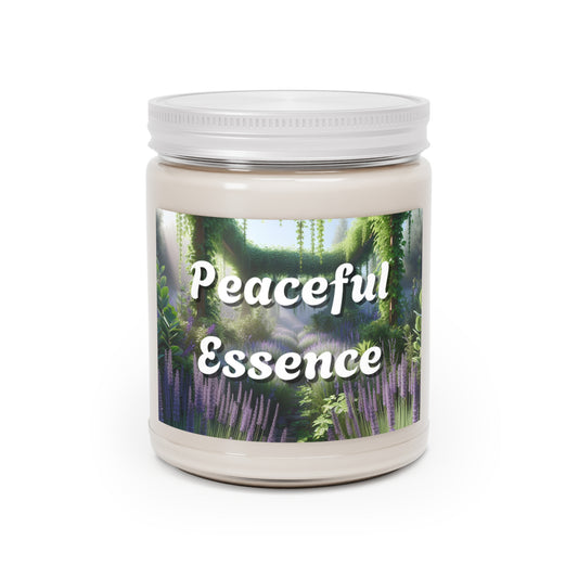 Peaceful Essence Scented Candles, 9oz - Relaxing Home Fragrance Candle, Aromatherapy Gift for Mom, Yoga Meditation Decor,