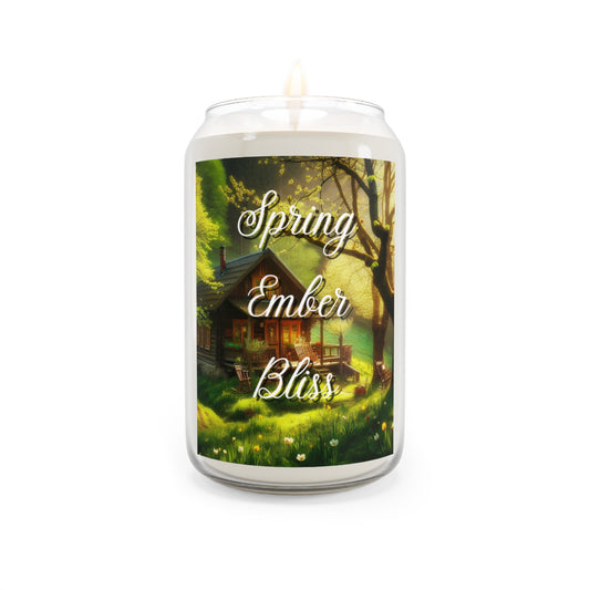 Scented Candle, Springtime Comfort Spice Scented Candle, Relaxation Candle, Home Fragrance, Aromatherapy Candle, Gift for Her, Mother's Day